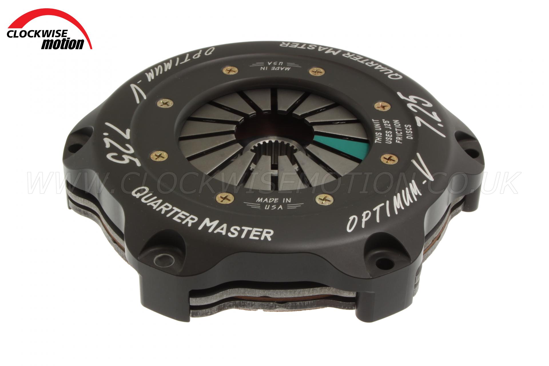 Quarter Master 7.25 Inch Optimum V Twin Plate Race Clutch Clockwise