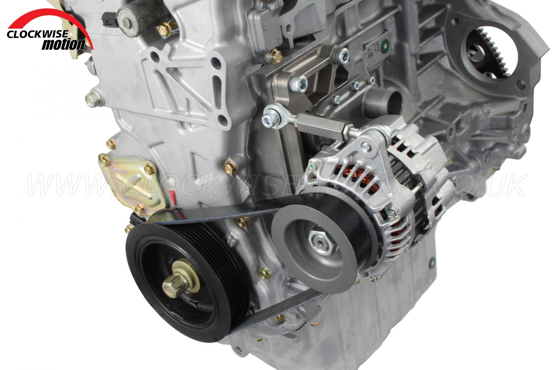 K20 K24 Electric Water Pump 50A Alternator Kit Clockwise Motion